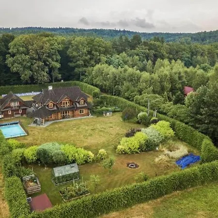 Holzvilla Naehe Krakau *